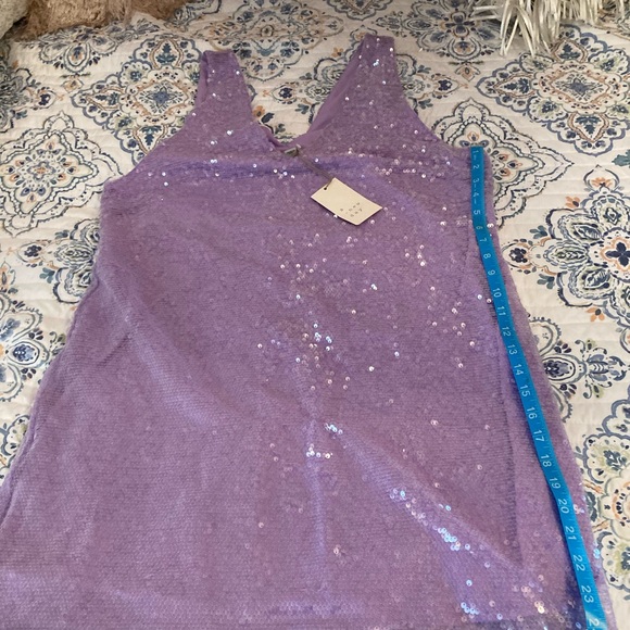 A NEW DAY mini -A- Line Sequin Dress NWT - Picture 6 of 6